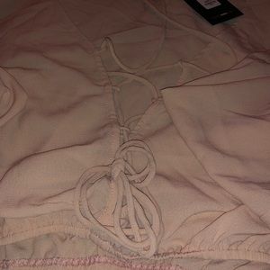 NWT Fashion Nova Criss Cross Top